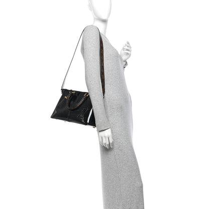 Louis Vuitton Patent Calfskin Miroir Tote Black 2 of 10