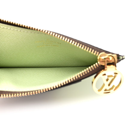 Louis Vuitton Monogram Coin Card Holder Light Green 5 of 7