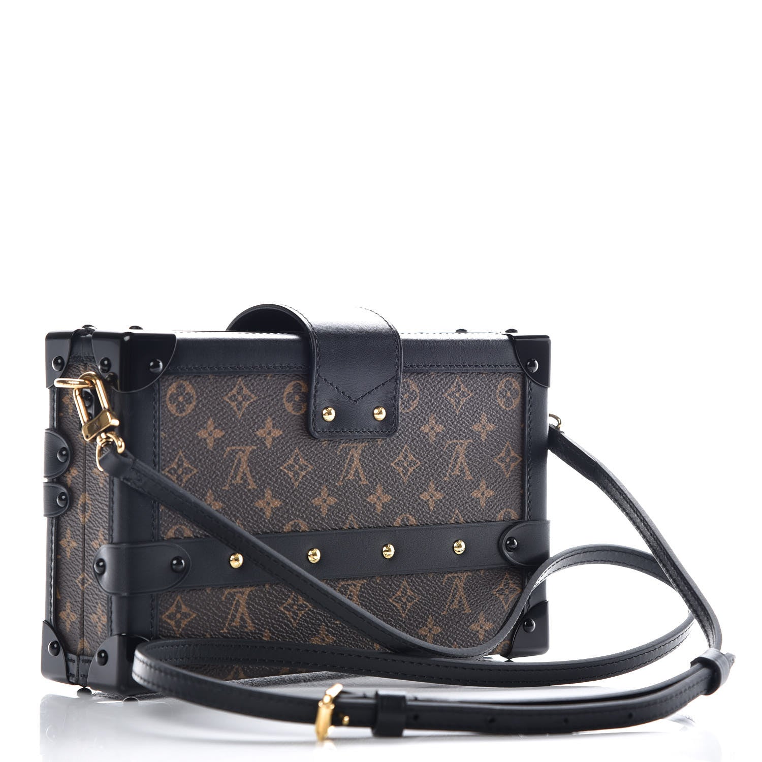 Louis Vuitton Monogram Petite Malle Black 3 of 10