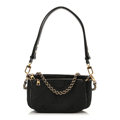 Louis Vuitton Empreinte Monogram Giant Multi Pochette Accessories Black 1 of 10