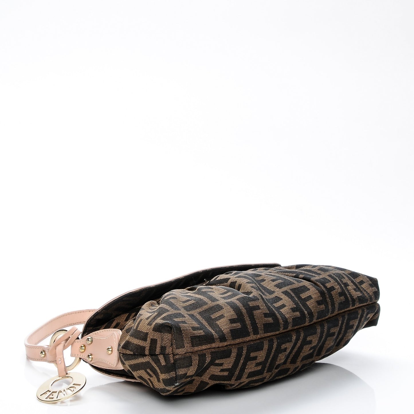 Zucca Cuoio Lucido Small Chef Shoulder Bag Tobacco Bois de Rose