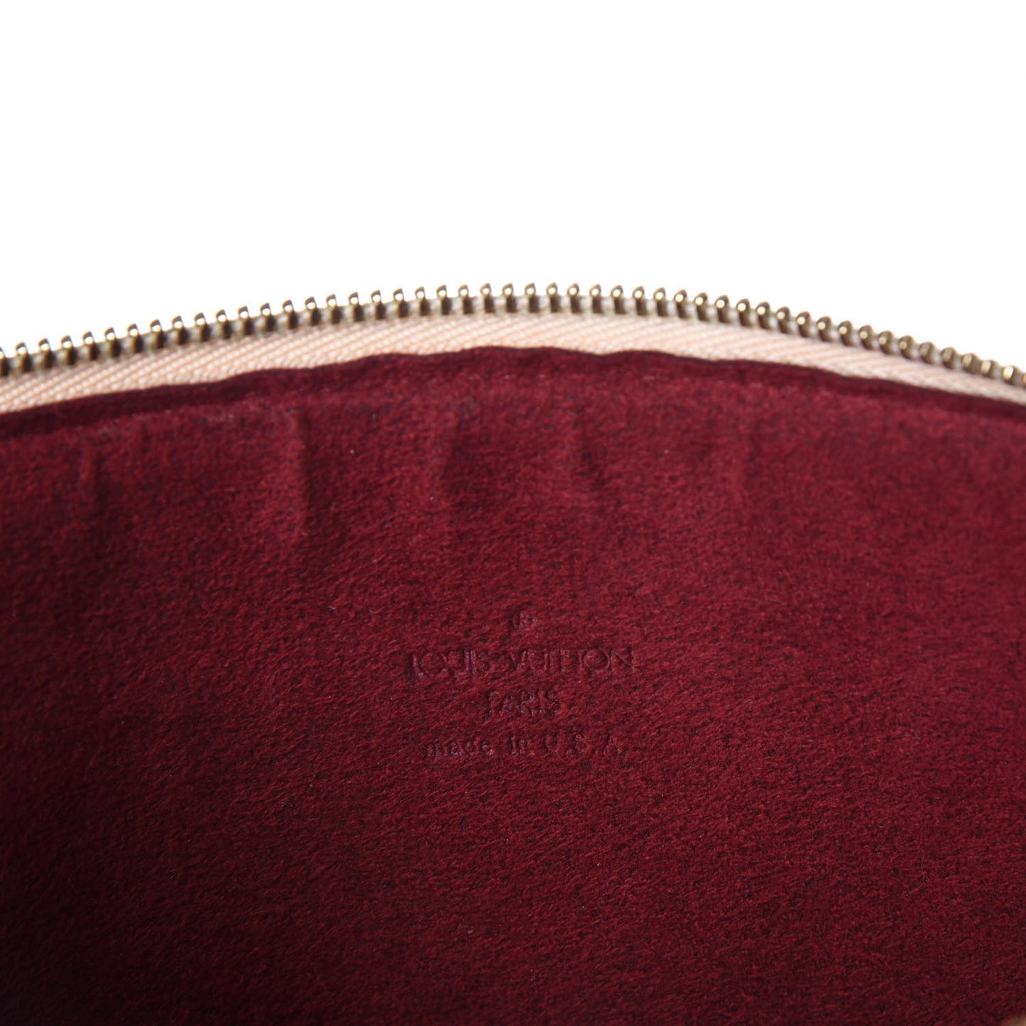 Monogram Multicolor Pochette Accessories White