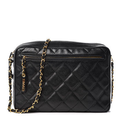 Chanel Caviar Quilted Camera Case Black 1 of 10