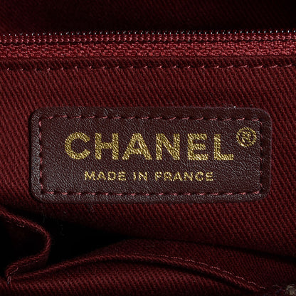 Chanel Tweed Quilted Paris Edinburgh Tartan Fringe Flap Burgundy 6 of 8