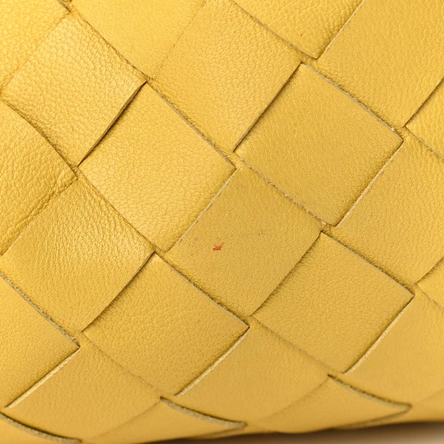 Nappa Intrecciato The Mini Pouch Buttercup