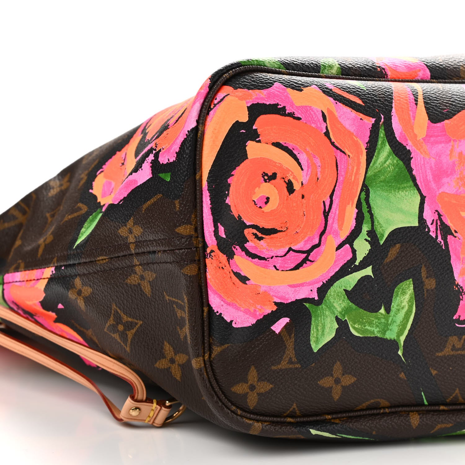 Louis Vuitton Monogram Roses Neverfull MM 8 of 9