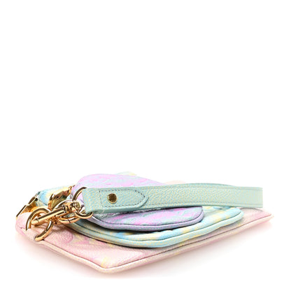 Louis Vuitton Empreinte Monogram Summer Stardust Trio Pouch Pink Water Green Lilas 4 of 8