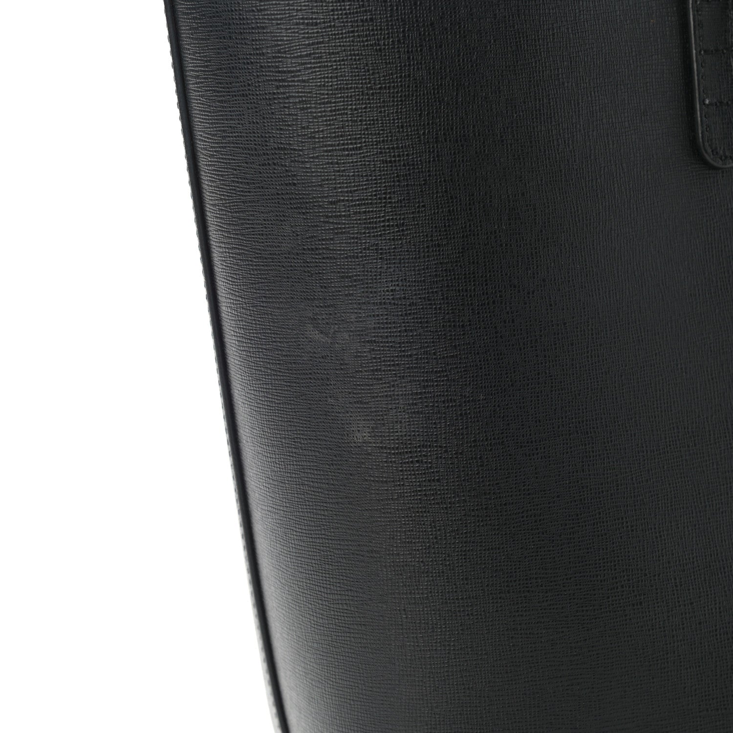 Mansur Gavriel Saffiano Large Shopping Tote Black Flamma 16 of 16