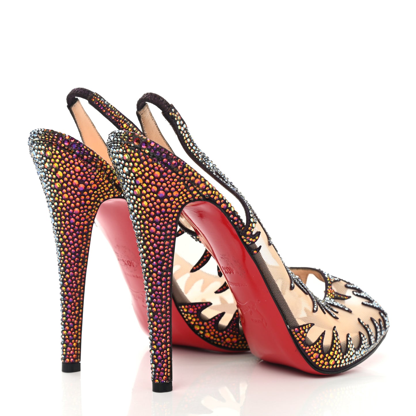 Crystal Mesh Marlena 140 Pumps 40.5 Multicolor