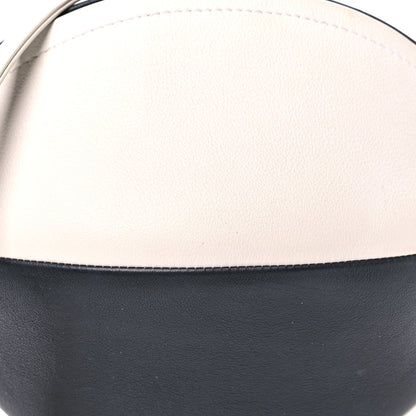 Chanel Calfskin Coco Beach Ball Bag White Black 8 of 11