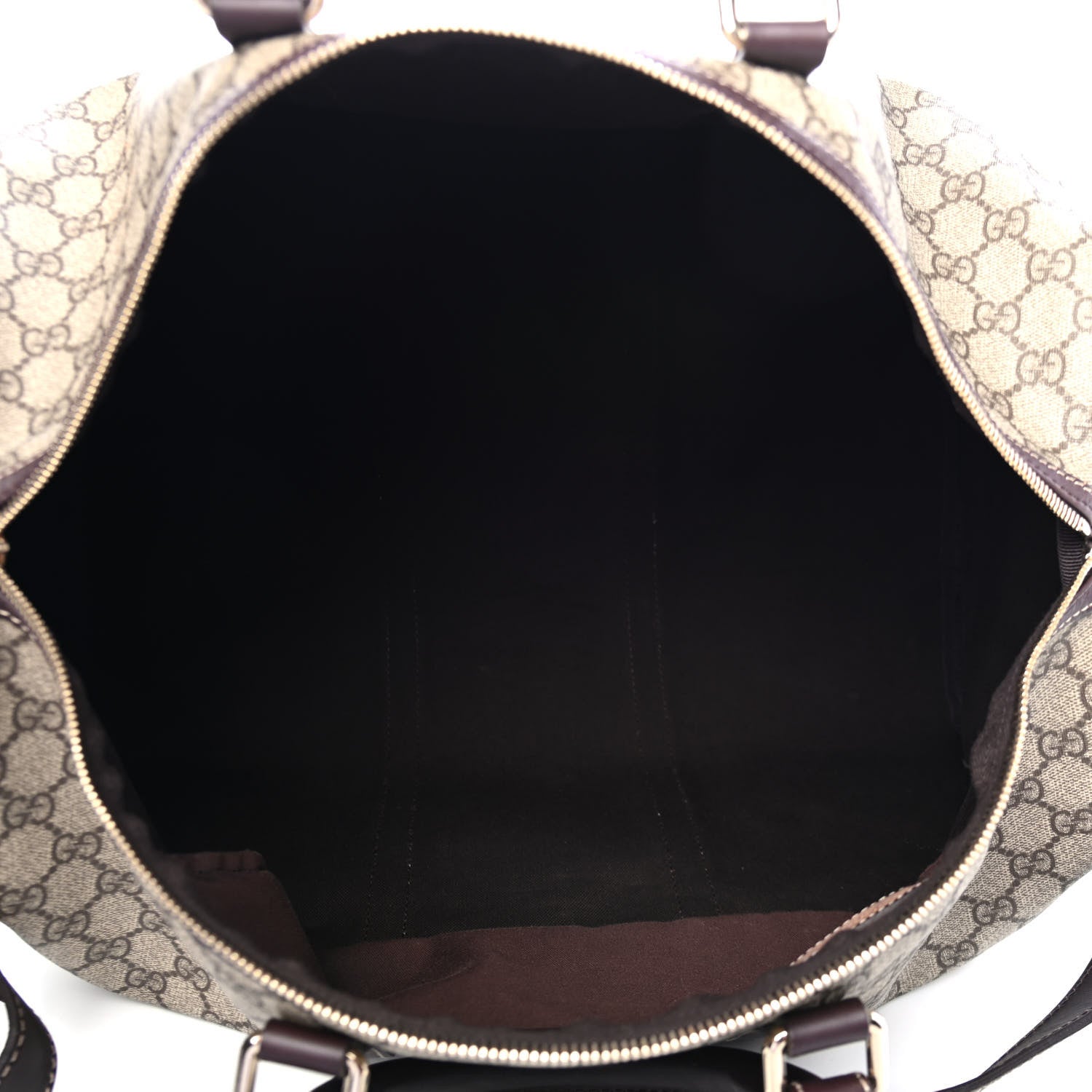 Gucci GG Plus Monogram Medium Carry On Duffle Bag Brown 4 of 4