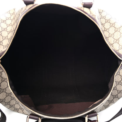 Gucci GG Plus Monogram Medium Carry On Duffle Bag Brown 4 of 4