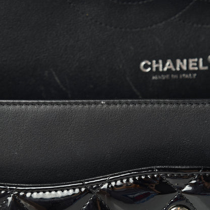 Chanel Patent Quilted Jumbo Double Flap Black 11 of 17