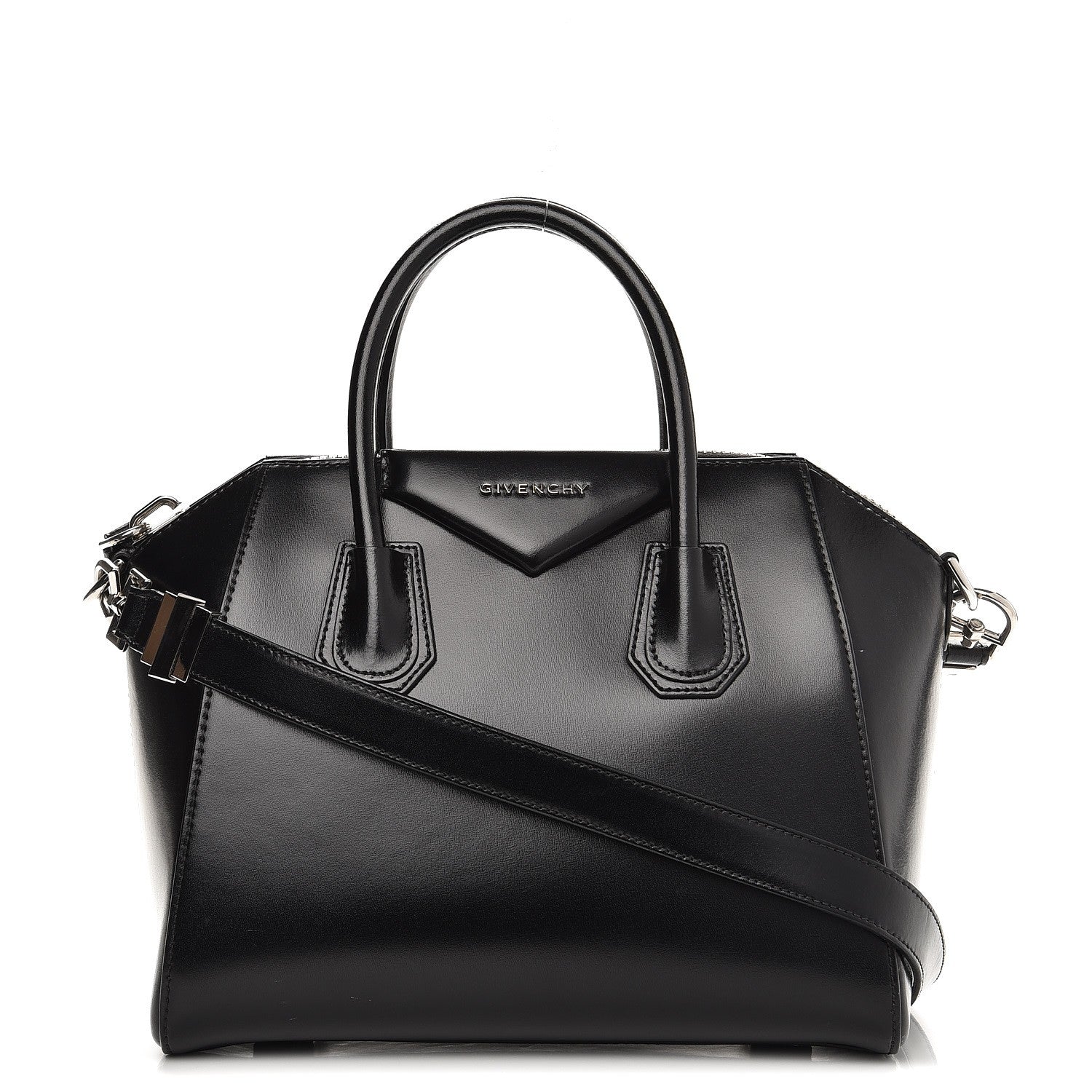 Givenchy Shiny Lord Calfskin Small Antigona Black 1 of 10