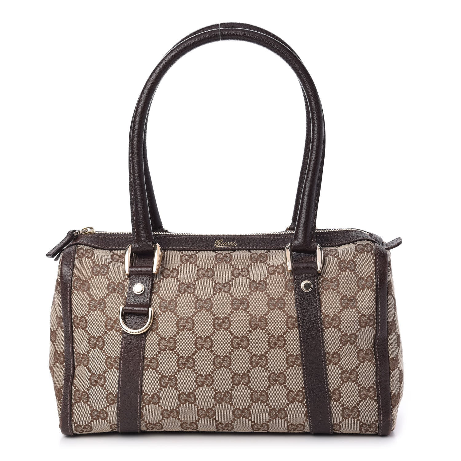 Gucci Monogram Small Abbey Boston Dark Brown 1 of 10