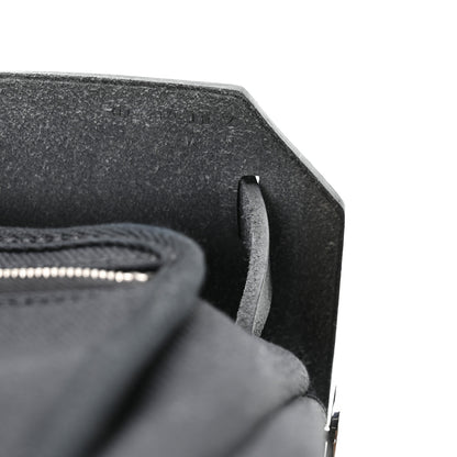 Hermes Military Toile Vache Hunter Herbag Zip Retourne 31 PM Black 8 of 11