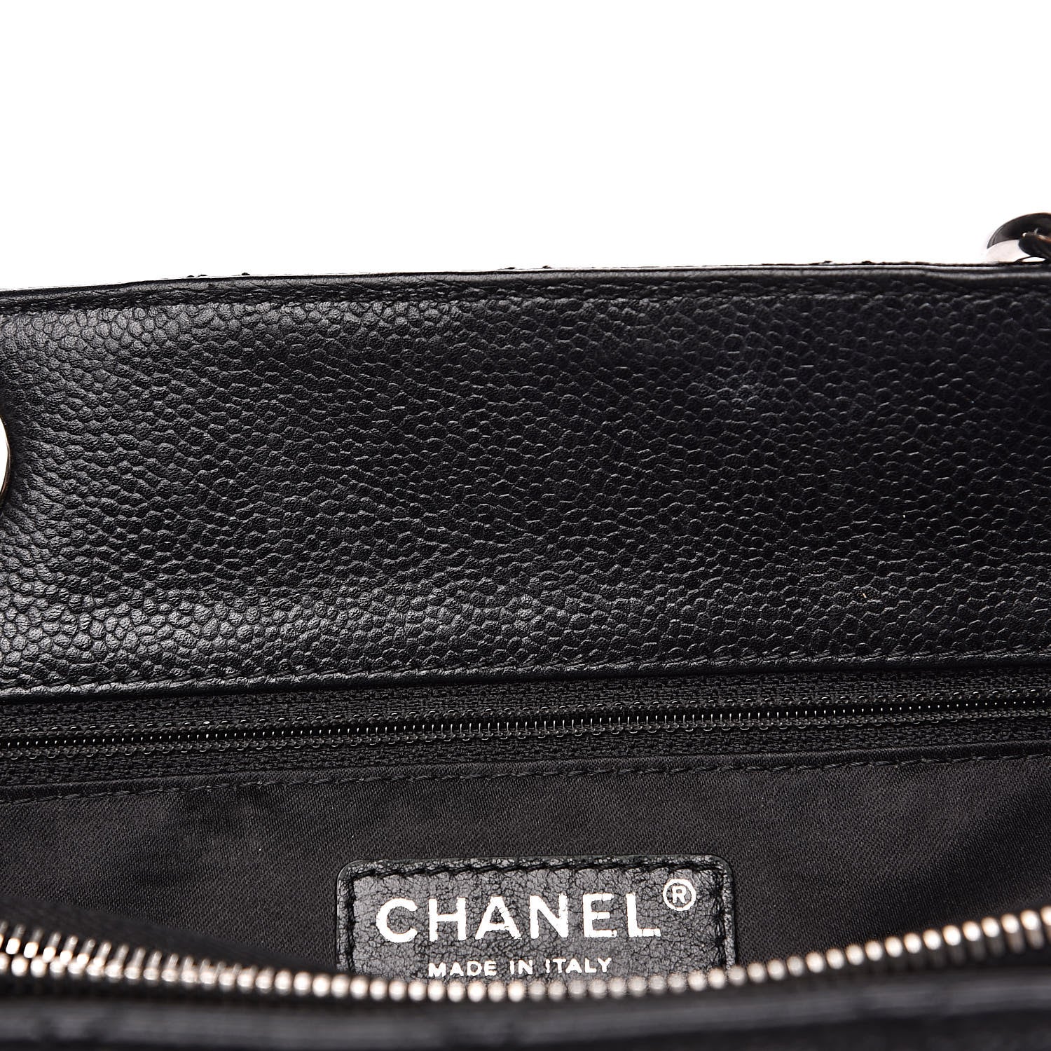 Chanel Caviar Quilted Grand Shopping Tote GST Black 11 of 15