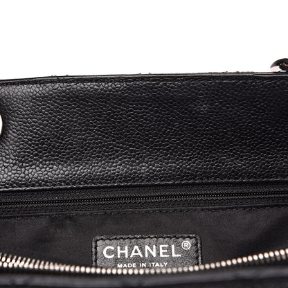 Chanel Caviar Quilted Grand Shopping Tote GST Black 11 of 15