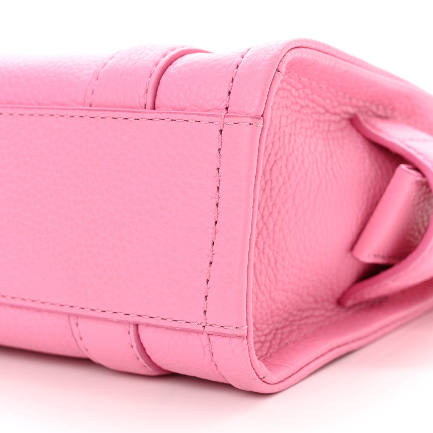 Grained Calfskin Mini The Tote Bag Petal Pink
