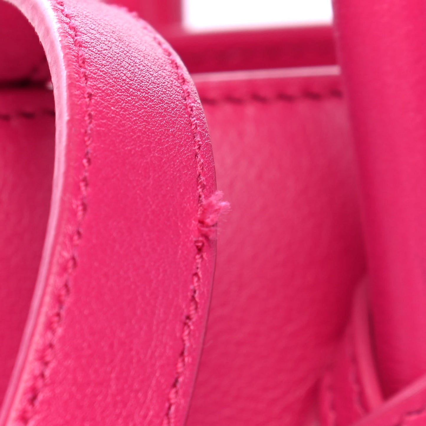 Calfskin Small Sac De Jour Lipstick Fuchsia