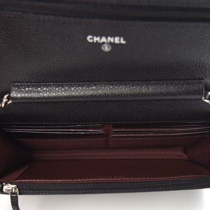 Chanel Caviar Quilted Wallet On Chain WOC Black 7 of 11