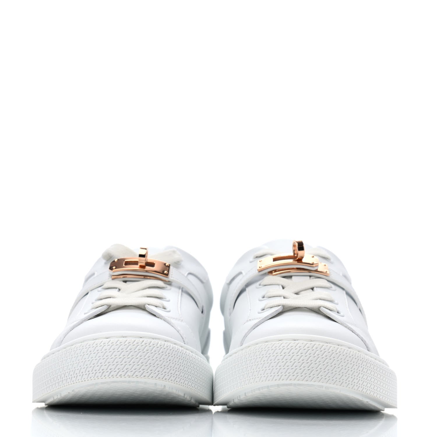 Hermes Calfskin Day Sneakers 38 White 2 of 4
