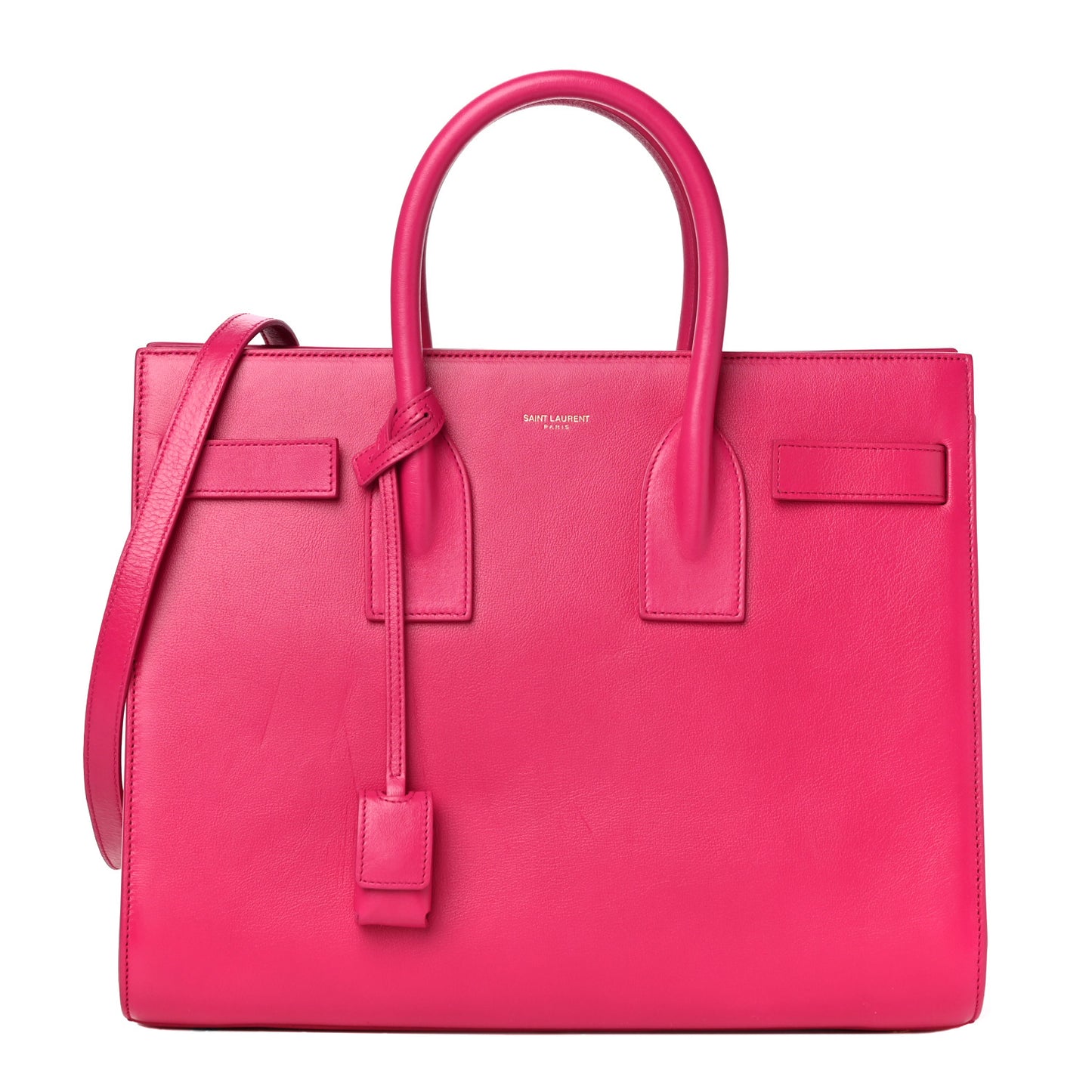 Calfskin Small Sac De Jour Lipstick Fuchsia