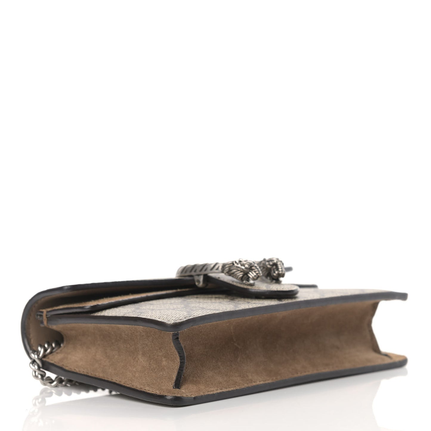 GG Supreme Monogram Super Mini Dionysus Shoulder Bag Taupe