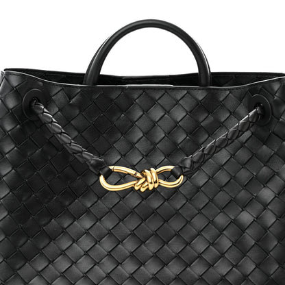 Bottega Veneta Nappa Intrecciato Medium Andiamo Shoulder Bag Black 7 of 10