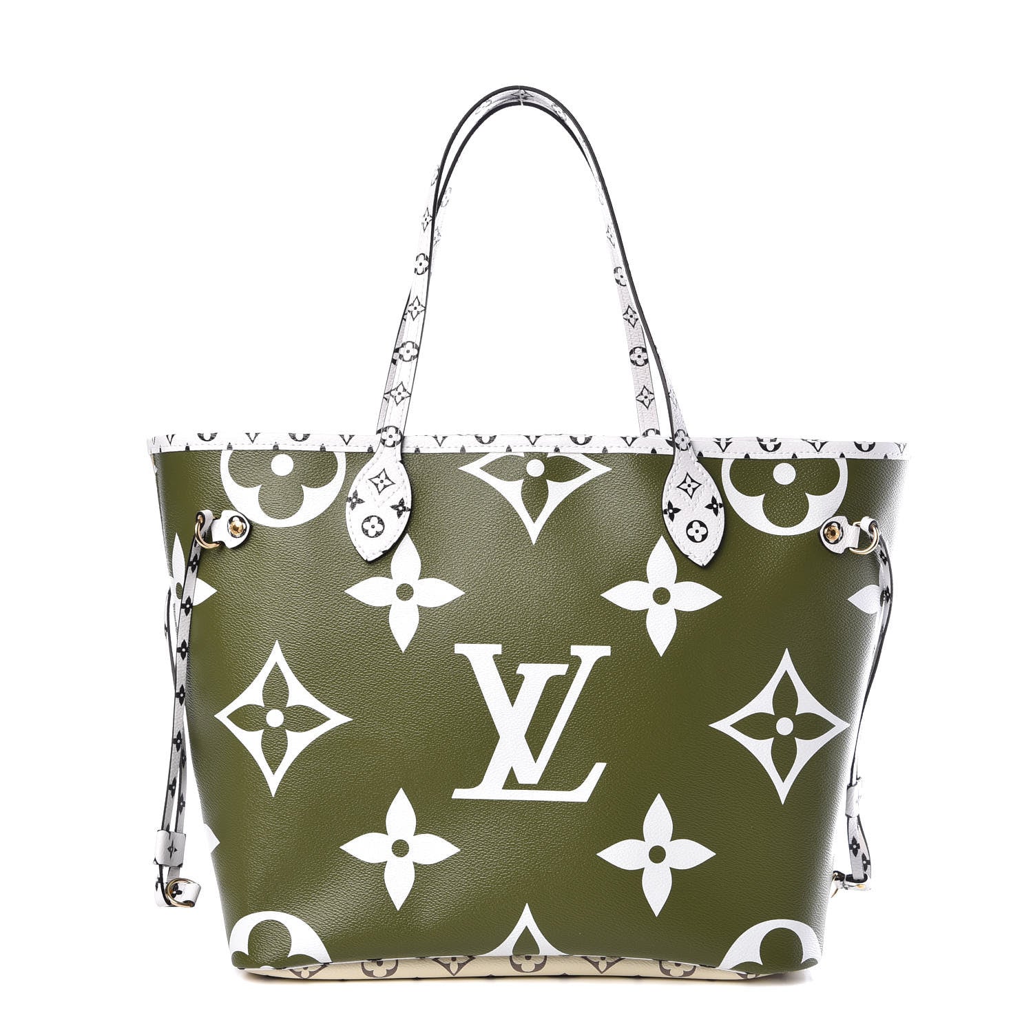 Louis Vuitton Monogram Giant Neverfull MM Kaki 1 of 8