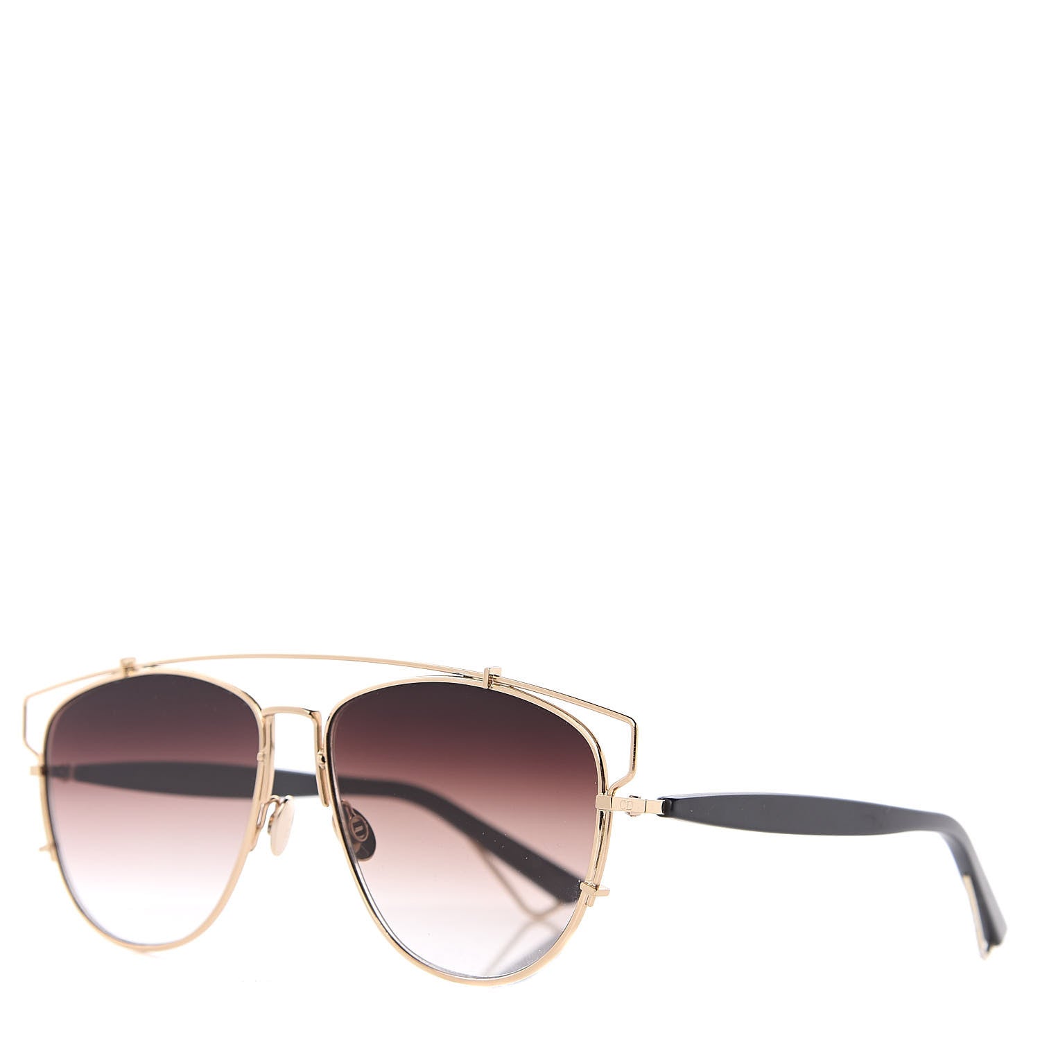 Christian Dior Technologic Sunglasses Gold 1 of 9