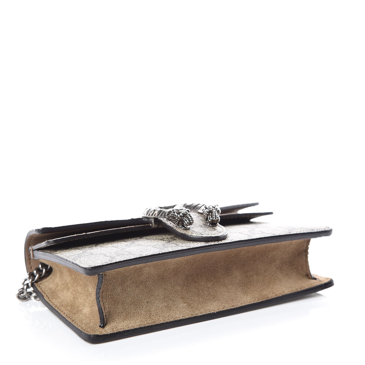 GG Supreme Monogram Super Mini Dionysus Shoulder Bag Taupe