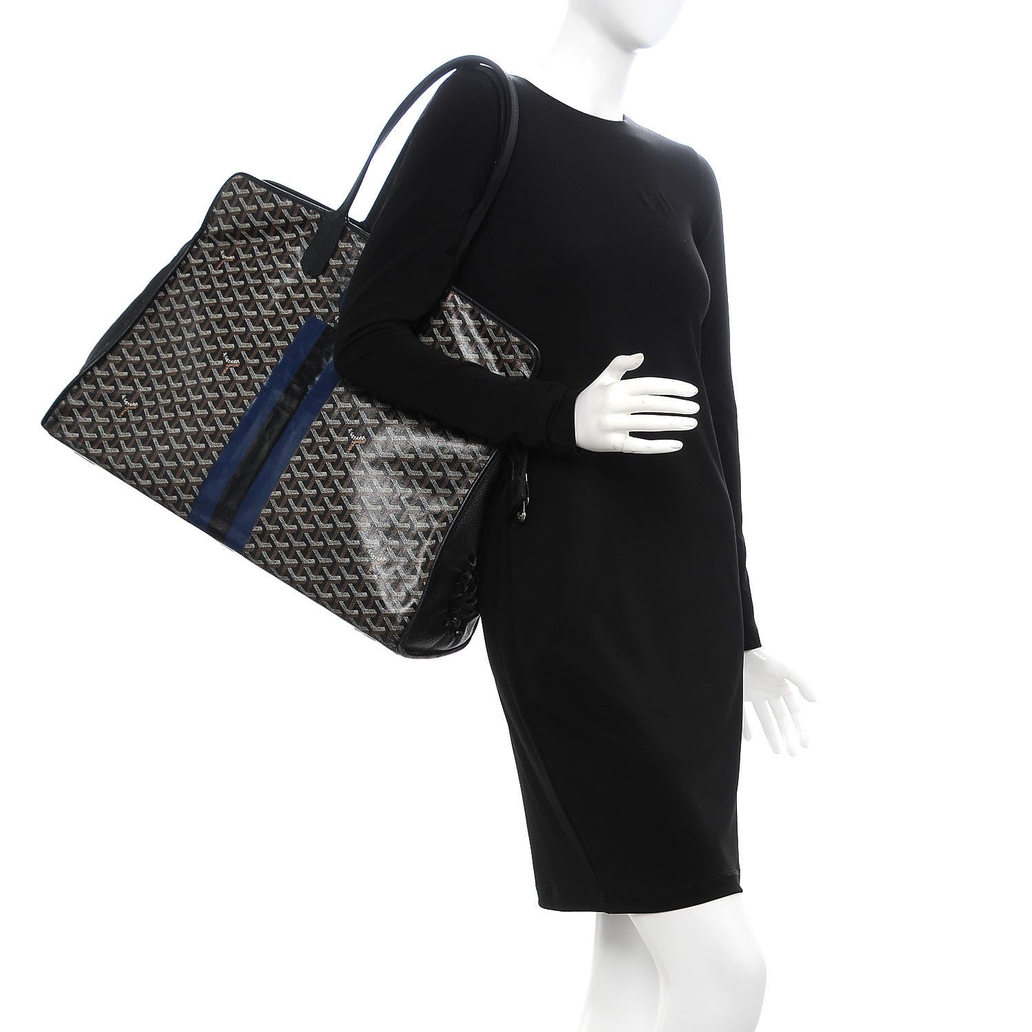 Goyard Chevron Sac Hardy Pet Carrier GM Black 2 of 29