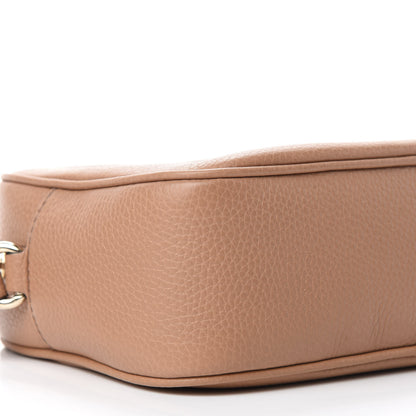 Gucci Pebbled Calfskin Small Soho Disco Bag Rose Beige 6 of 12