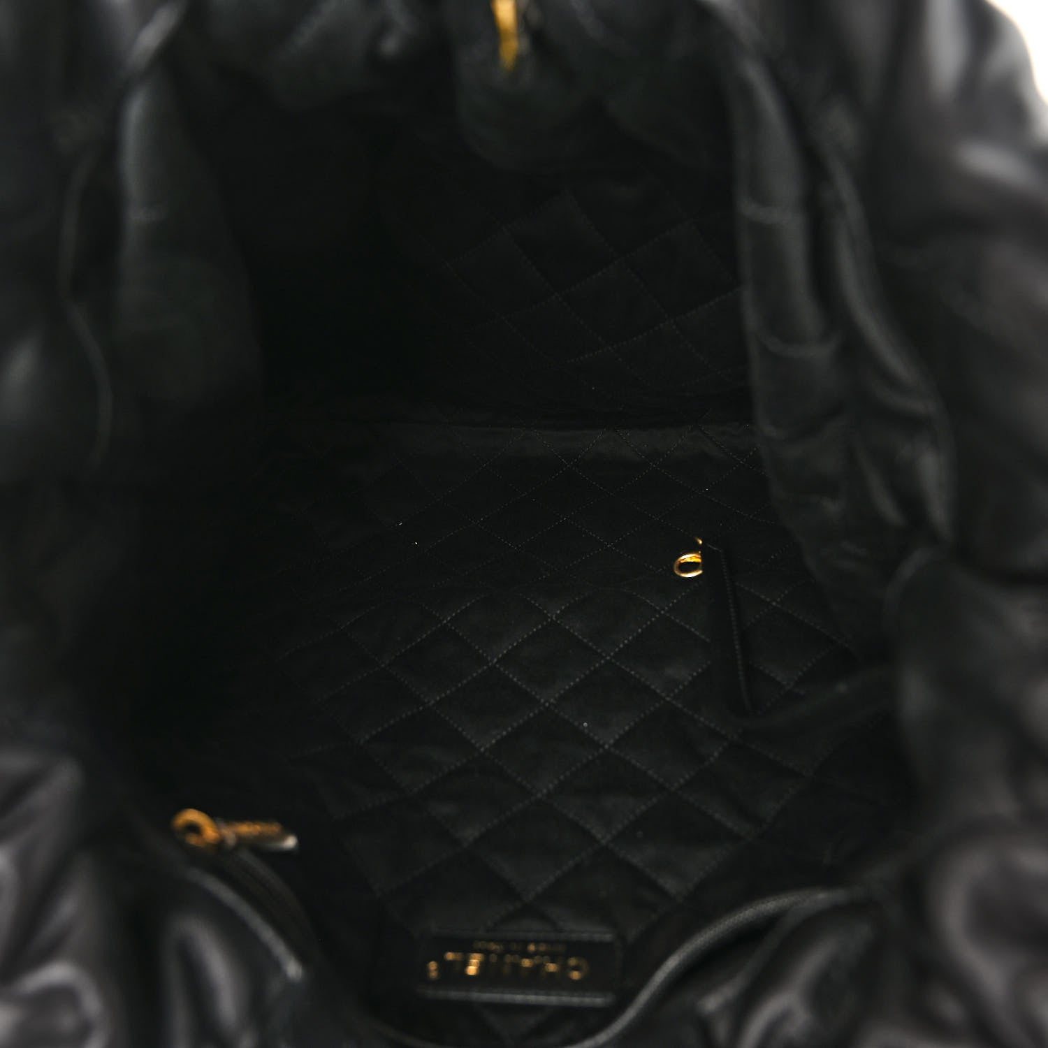 Chanel Shiny Calfskin Quilted 22 Backpack Black 5 of 10