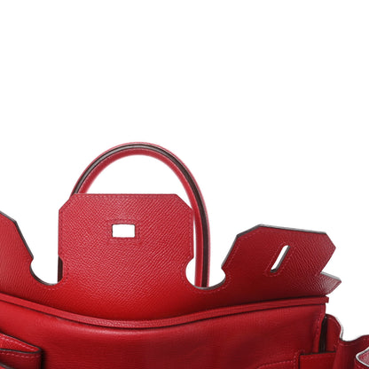 Hermes Epsom Birkin 30 Rouge Casaque 15 of 40
