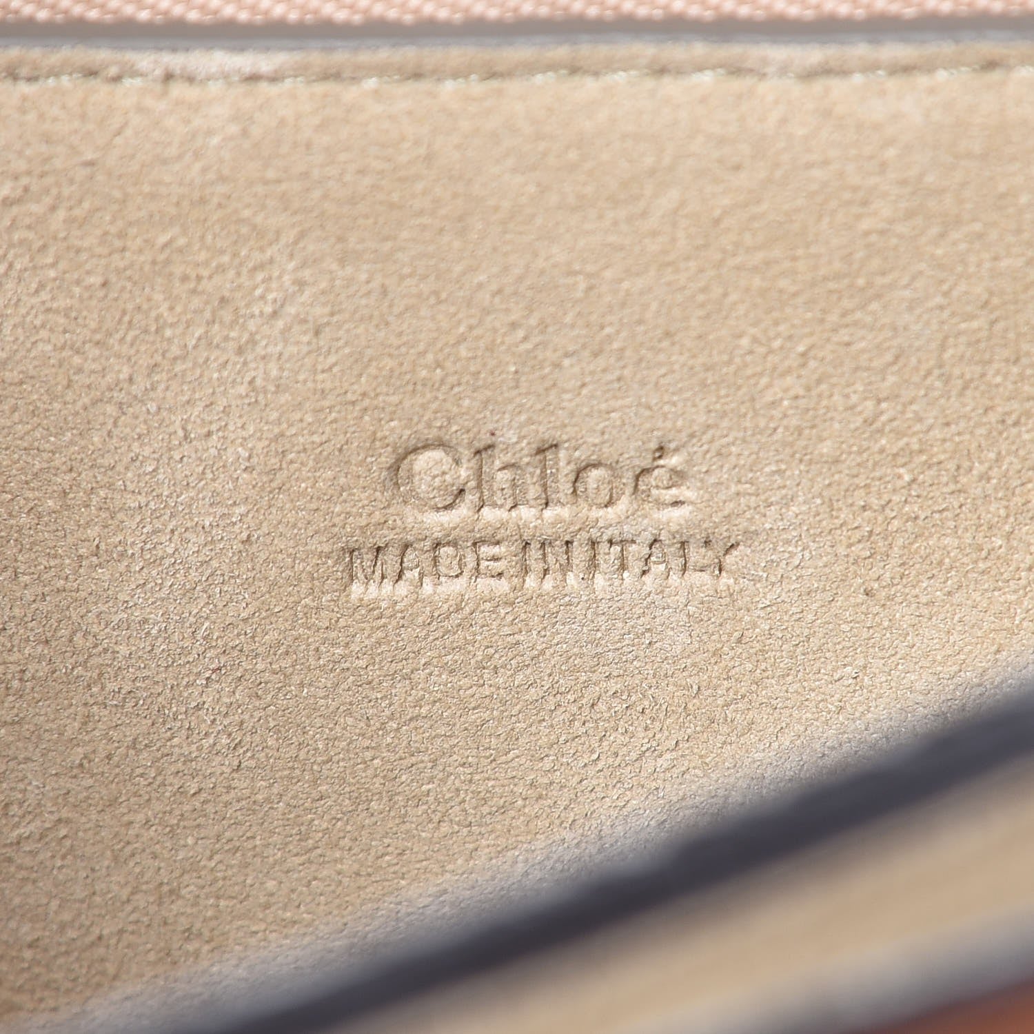 Chloe Suede Calfskin Medium Faye Shoulder Bag Tobacco 6 of 7