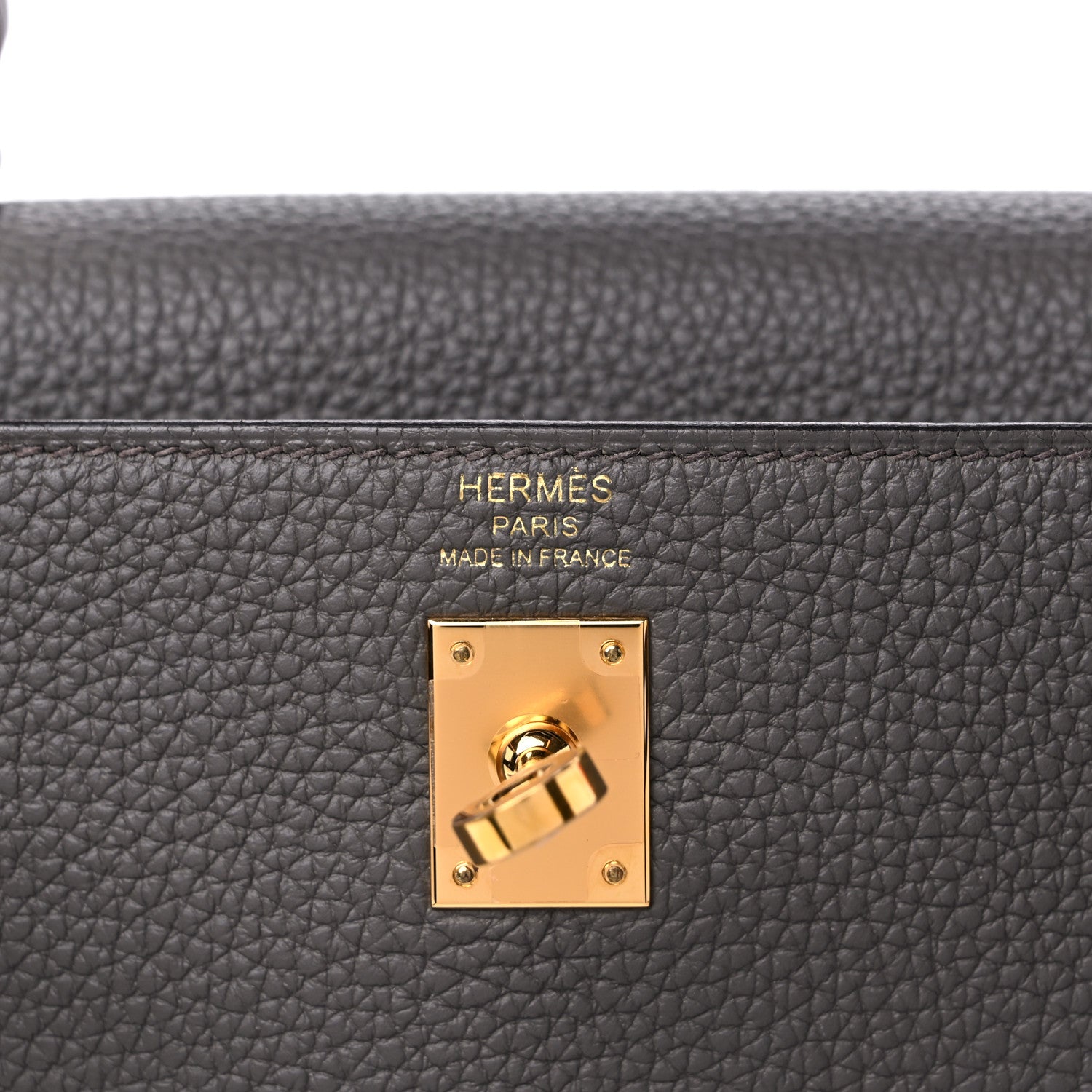 Hermes Togo Kelly Retourne 25 Etain 6 of 10