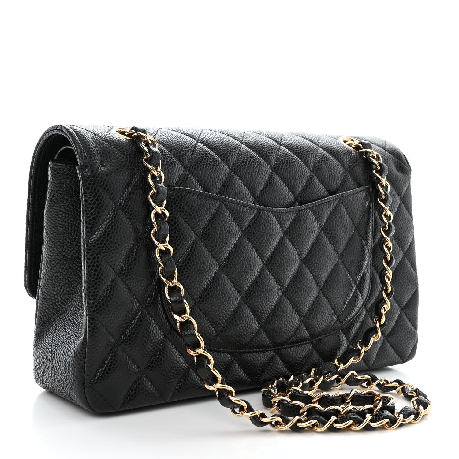 Chanel Caviar Quilted Medium Double Flap Black 3 of 11