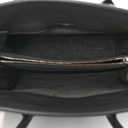 Saint Laurent Grained Calfskin Baby Sac De Jour Souple Storm 5 of 10