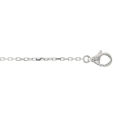 Cartier 18K White Gold Diamond LM D'Amour Pendant Necklace 4 of 6