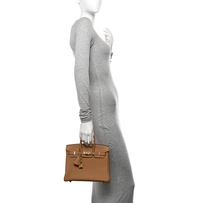 Hermes Togo Birkin 25 Biscuit 2 of 11