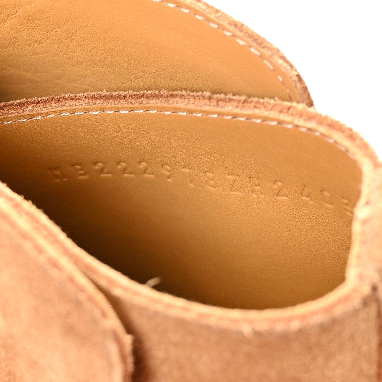 Hermes Veau Velours Mens Fortune Ankle Boots 44 Brun Fume 8 of 10