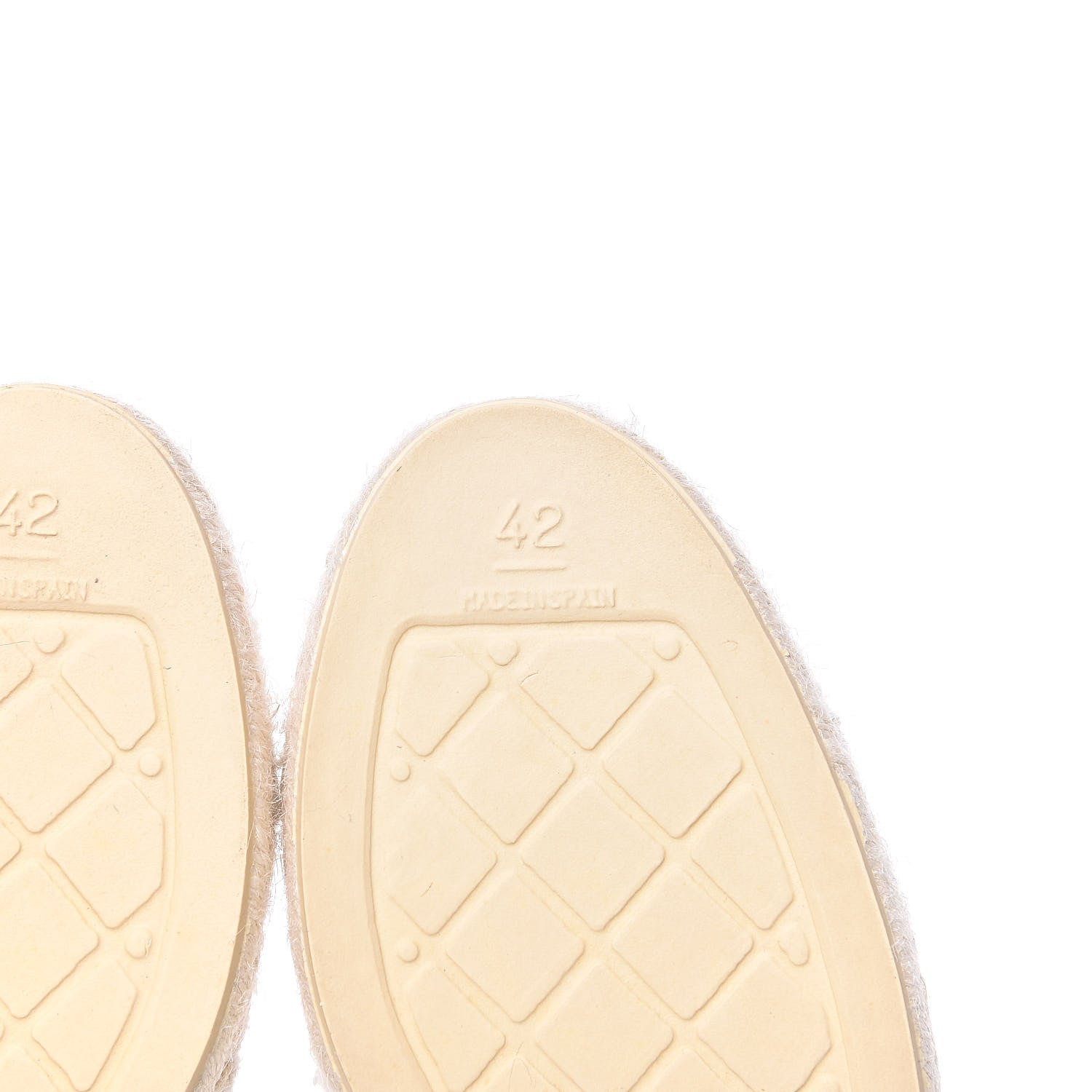 Chanel Tweed Patent CC Espadrilles 42 White 10 of 11