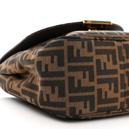 Fendi Zucca Vitello Artic Small Messenger Bag Tobacco Castagna 9 of 14