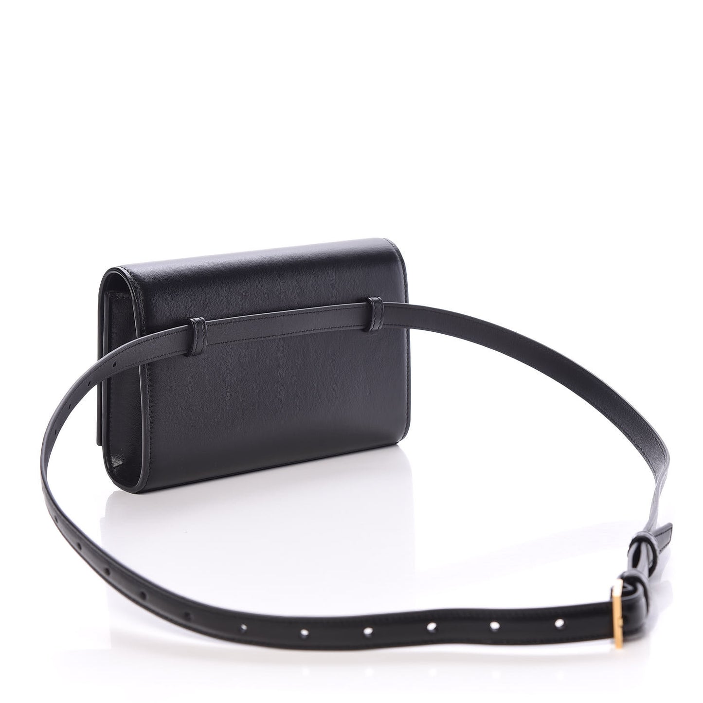 Smooth Calfskin Monogram Kate Belt Bag Black