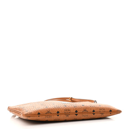 MCM Visetos Rabbit Crossbody Pouch Cognac 4 of 9