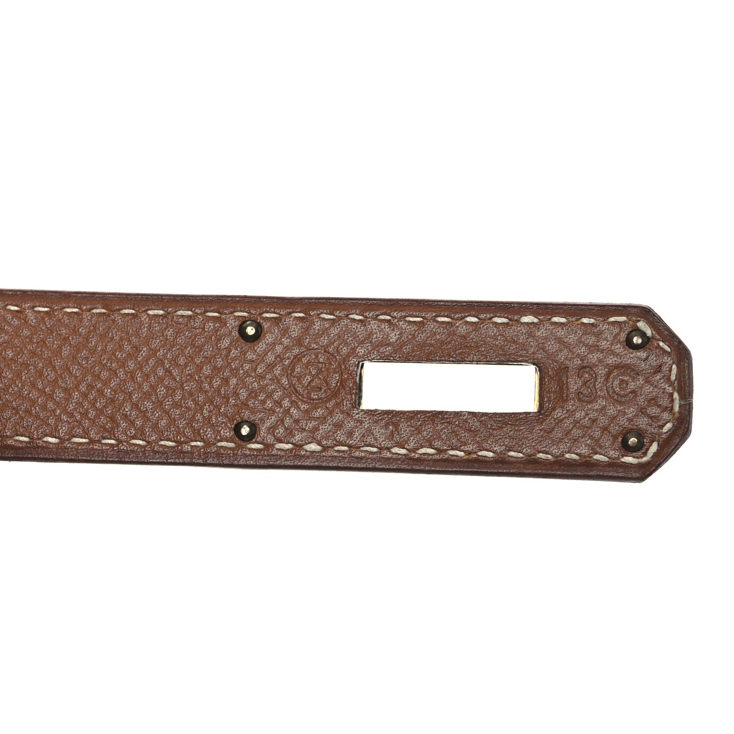 Hermes Courchevel Kelly Sellier 28 Gold 7 of 14