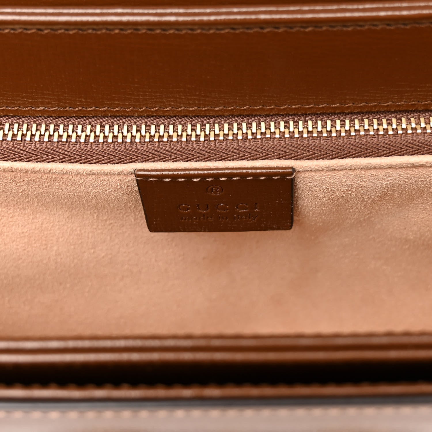 Gucci Azalea Calfskin Horsebit 1955 Shoulder Bag Brown Sugar 6 of 11