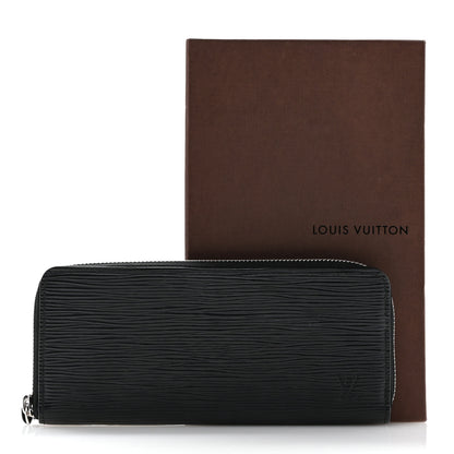 Louis Vuitton Epi Clemence Wallet Black 9 of 9